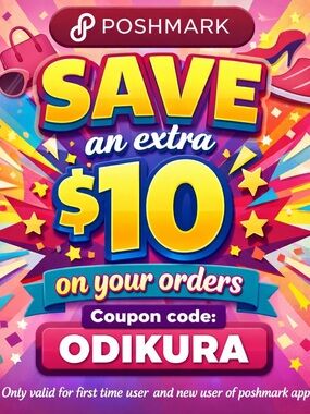 $10 off poshmark coupon - new users account only